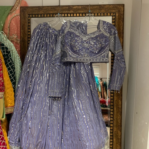 Designer lenghas for sale more on Instagram page shandesigns2020 - Picture 10 of 11